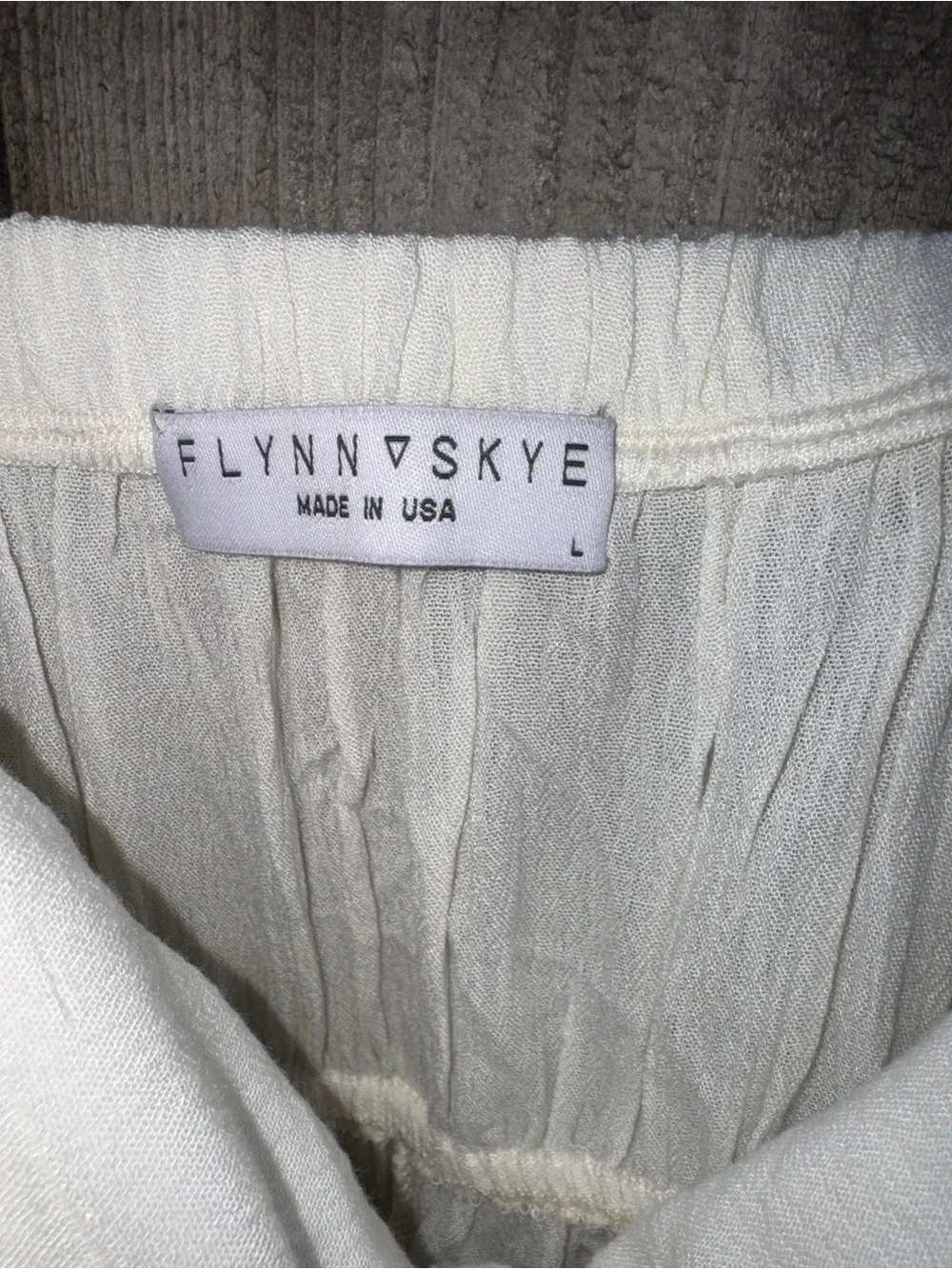 Flynn Skye Bardot Maxi Dress White Size Large